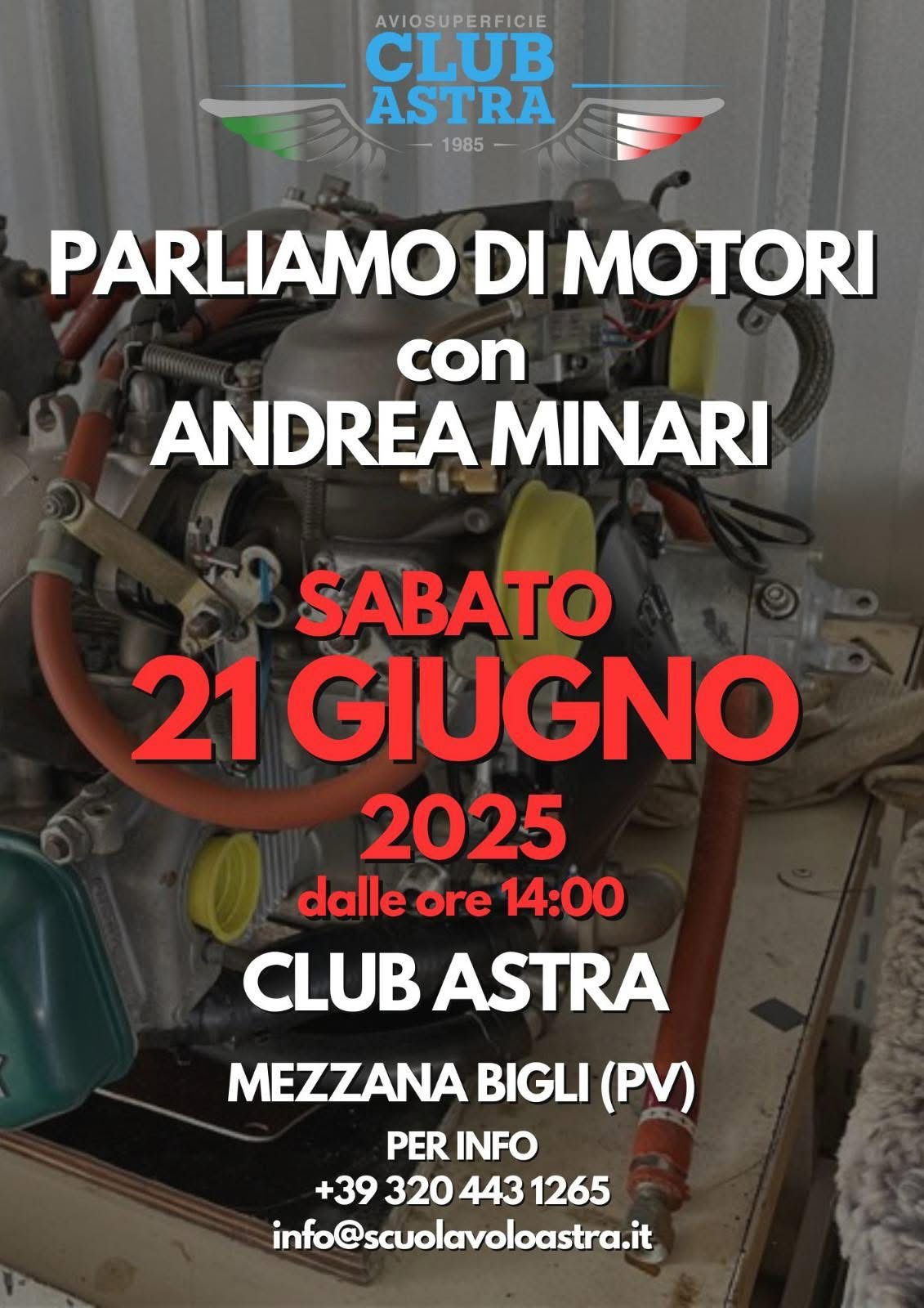 Seminario motori Club Astral 2025